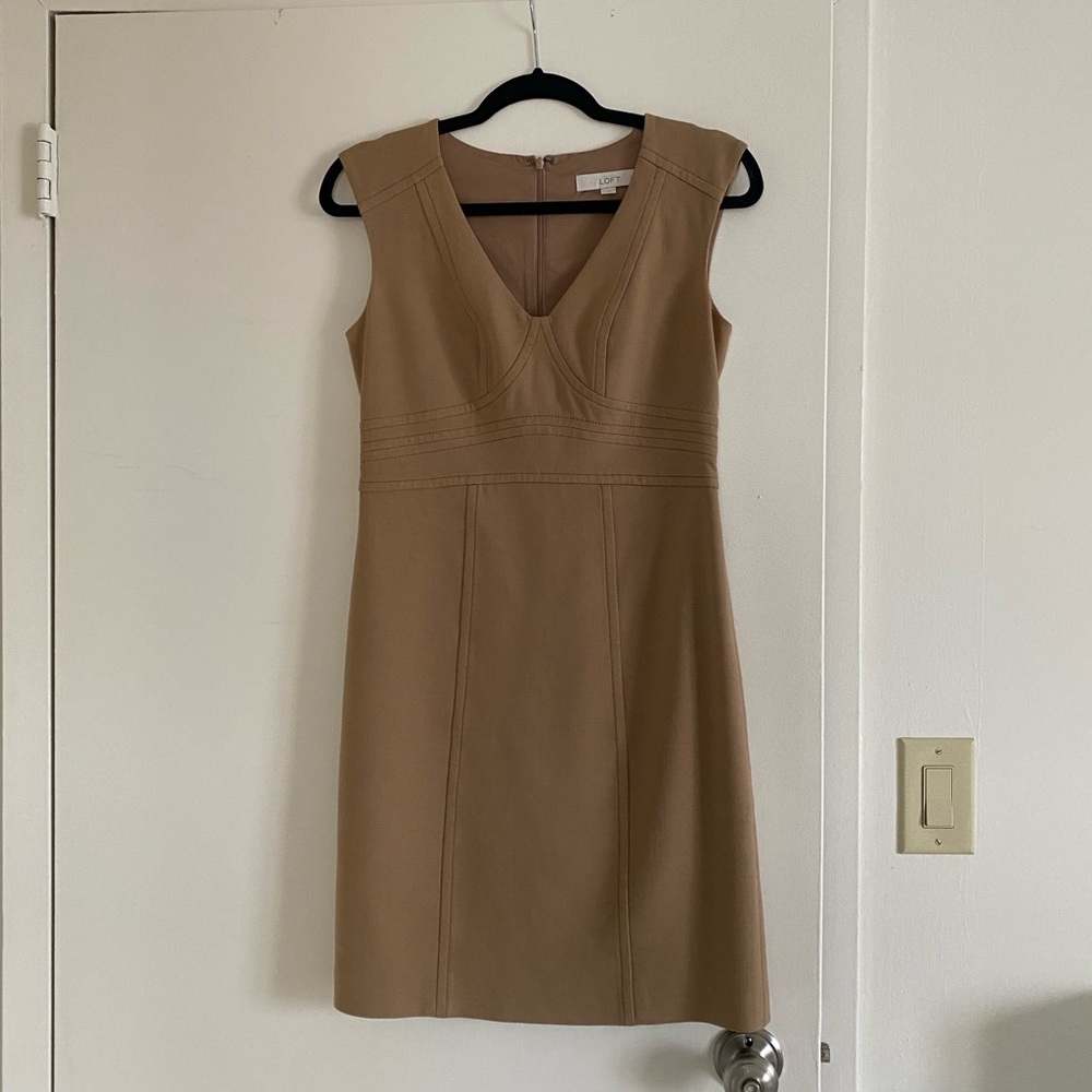 Ann Taylor Loft Beige Dress Size 2